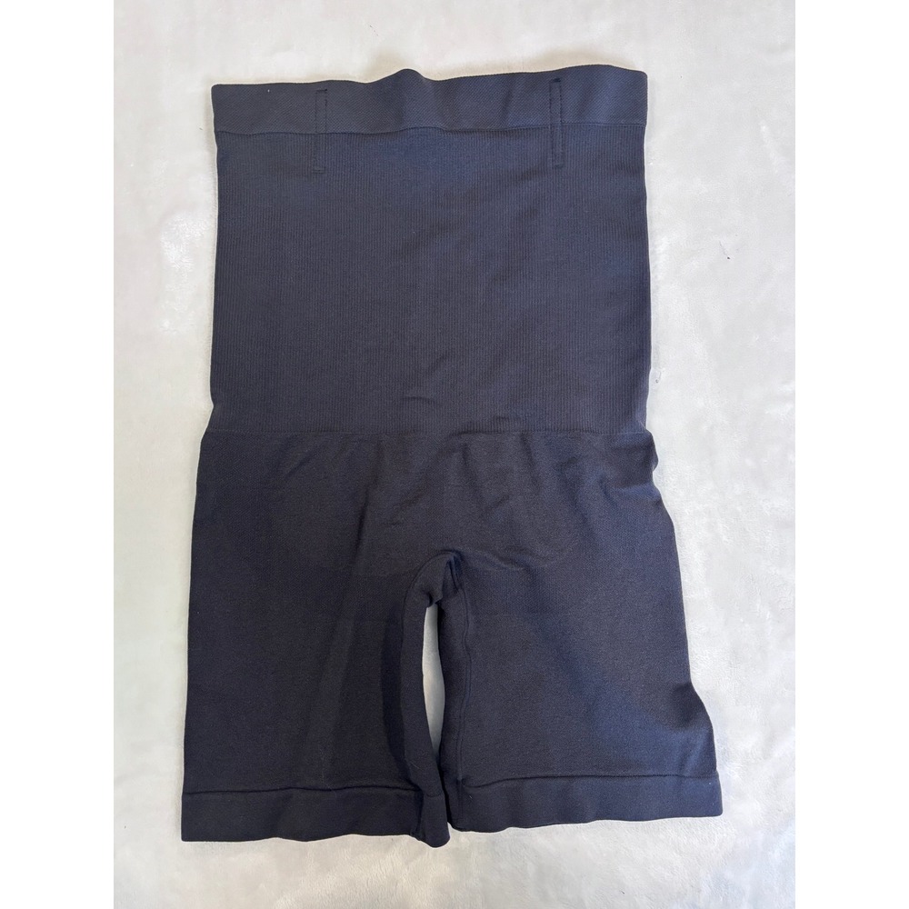 Shapermint Essentials Black High Waisted Shaper Shorts Tummy Control M/L